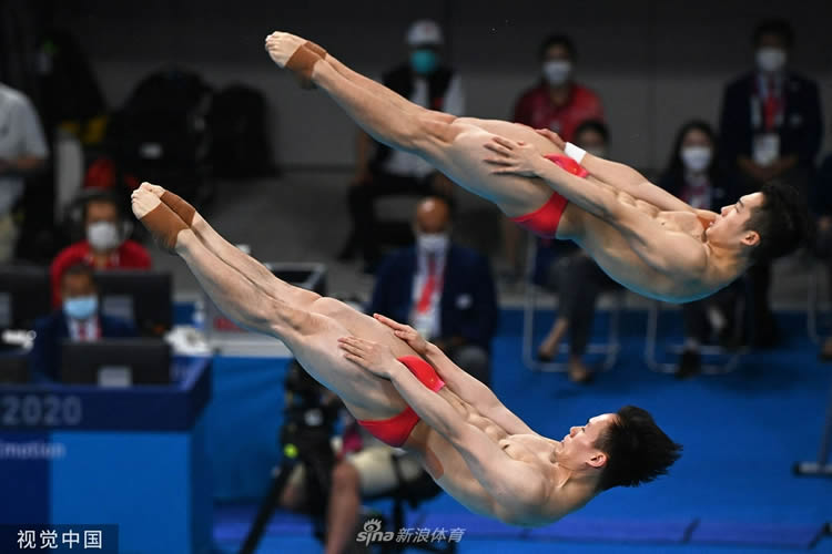 奥运会-男子跳水双人三米板王宗源/谢思埸夺中国第11金