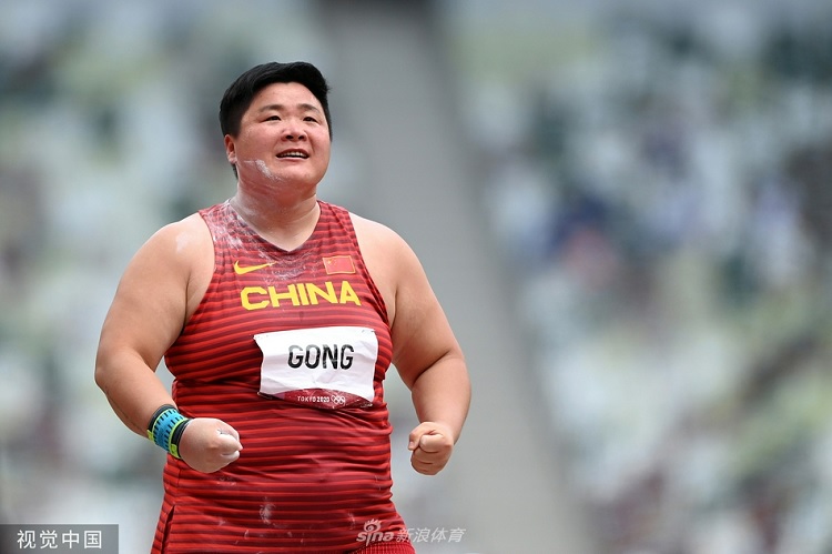 奥运会-女子铅球巩立姣20.58米夺冠 中国第22金