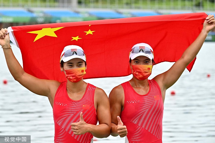 奥运会-女子500米双人划艇 徐诗晓/孙梦雅夺金 中国37金