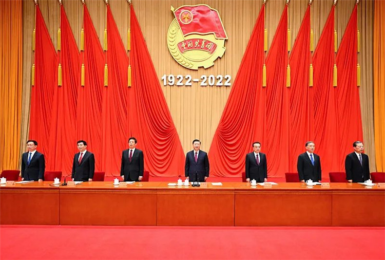 庆祝中国共产主义青年团成立100周年大会在京隆重举行 习近平发表重要讲话